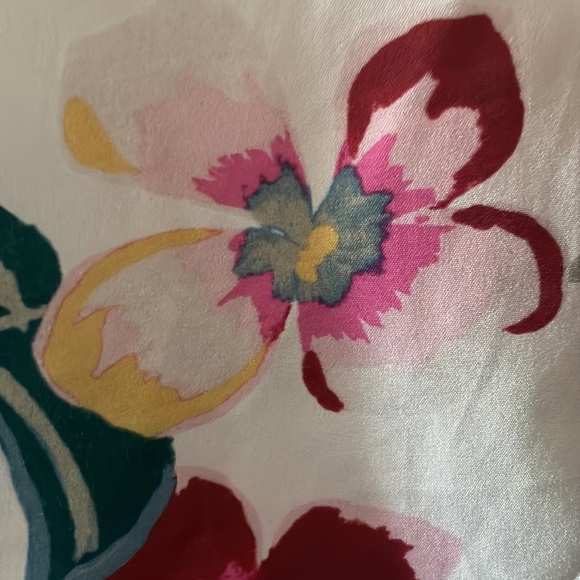 Vintage silk button blouse - Picture 5 of 6